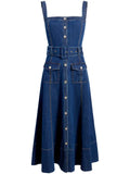 Cha Denim Midi Dress TEST